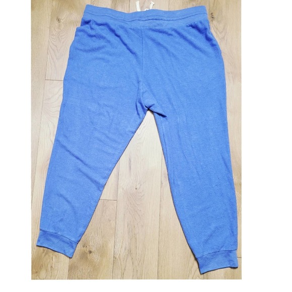 Wildfox Light Blue Drawstring Relax Straight Leg Joggers Size XXL - Picture 3 of 4